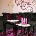Apartament Szablon Na Ścianie Glamur Salon
